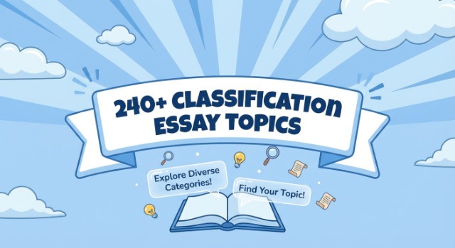 Classification Essay Topics