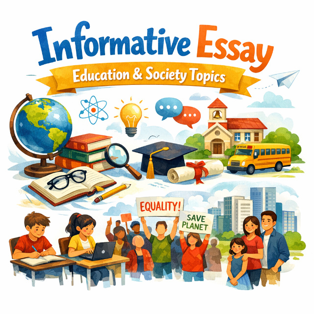 informative essay topics covering education genre