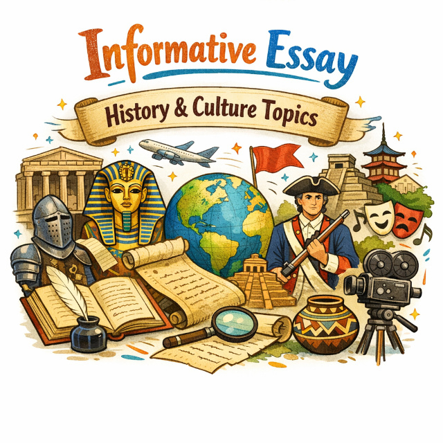 informative essay topics related to culture and history