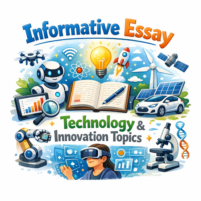 informative essay topics for technology and development