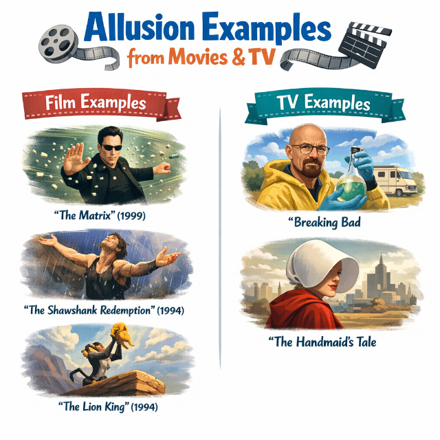 Famous Allusion Examples including movies and television series