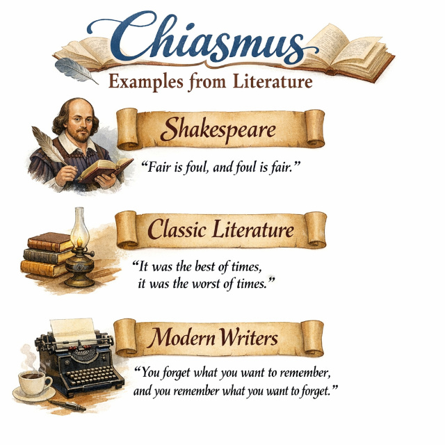 chiasmus examples from classical and modern literature