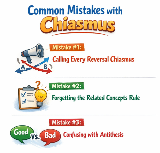 common mistakes while identifying chiasmus for students
