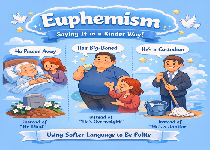 Comprehensive Euphemism guide with step by step guide and euphemism examples for students