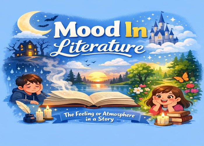 Comprehensive guide to Mood in literature, with step by step process and common mood in literature examples for students