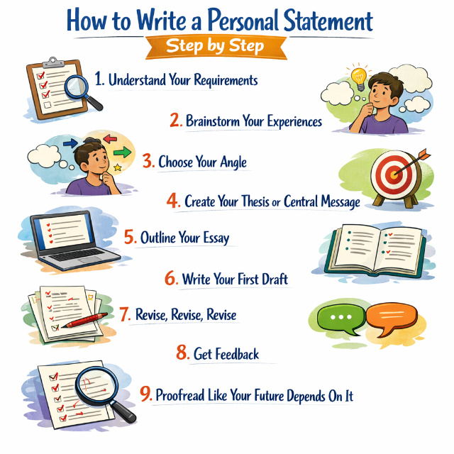 how to write a personal statement step by step guide for students