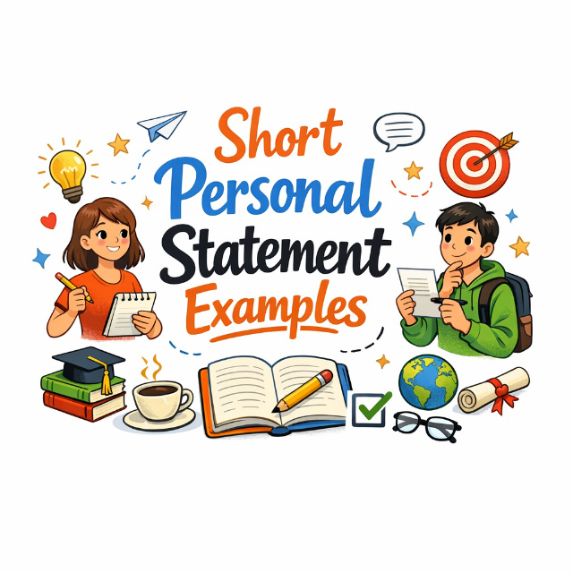 short personal statement examples for students admission