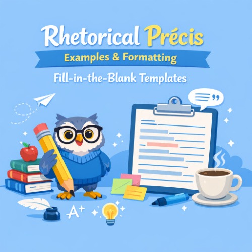 Rhetorical Precis Examples & Templates