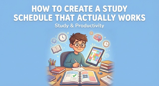 How to Create a Study Schedule That Actually Works