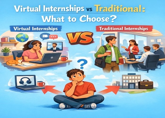Virtual Internships vs Traditional